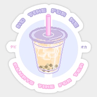 Pumpkin Milk Tea Sticker